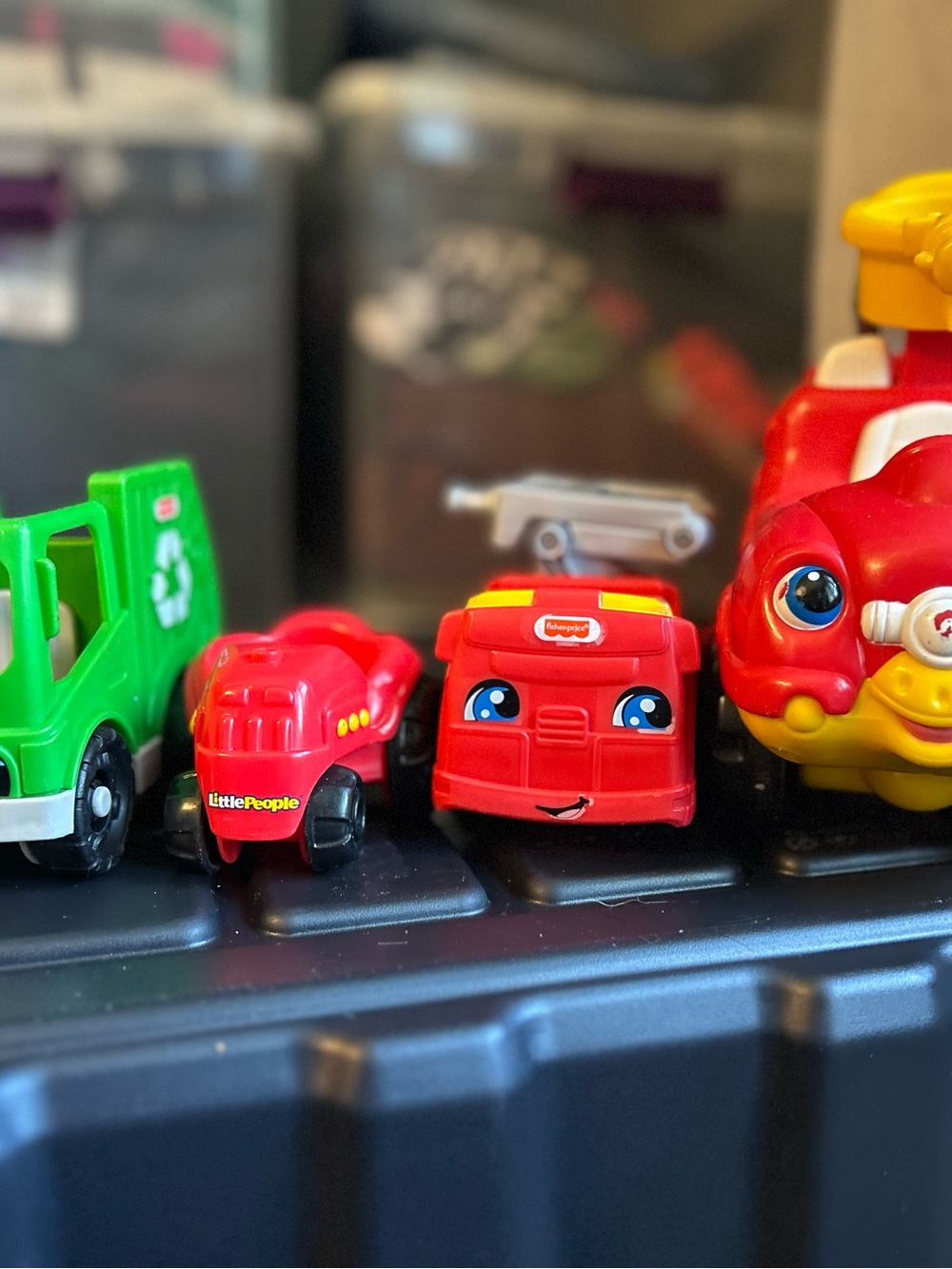 Fisher-Price Little People Vehicle Lot • 4 Items